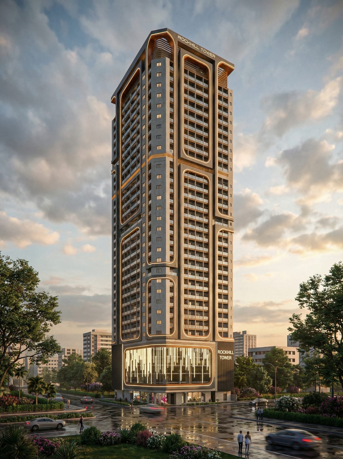 Rockhill Tower — башня в Аджмане, Al Alia